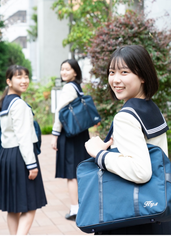 博多女子高校通学リュック バッグ
